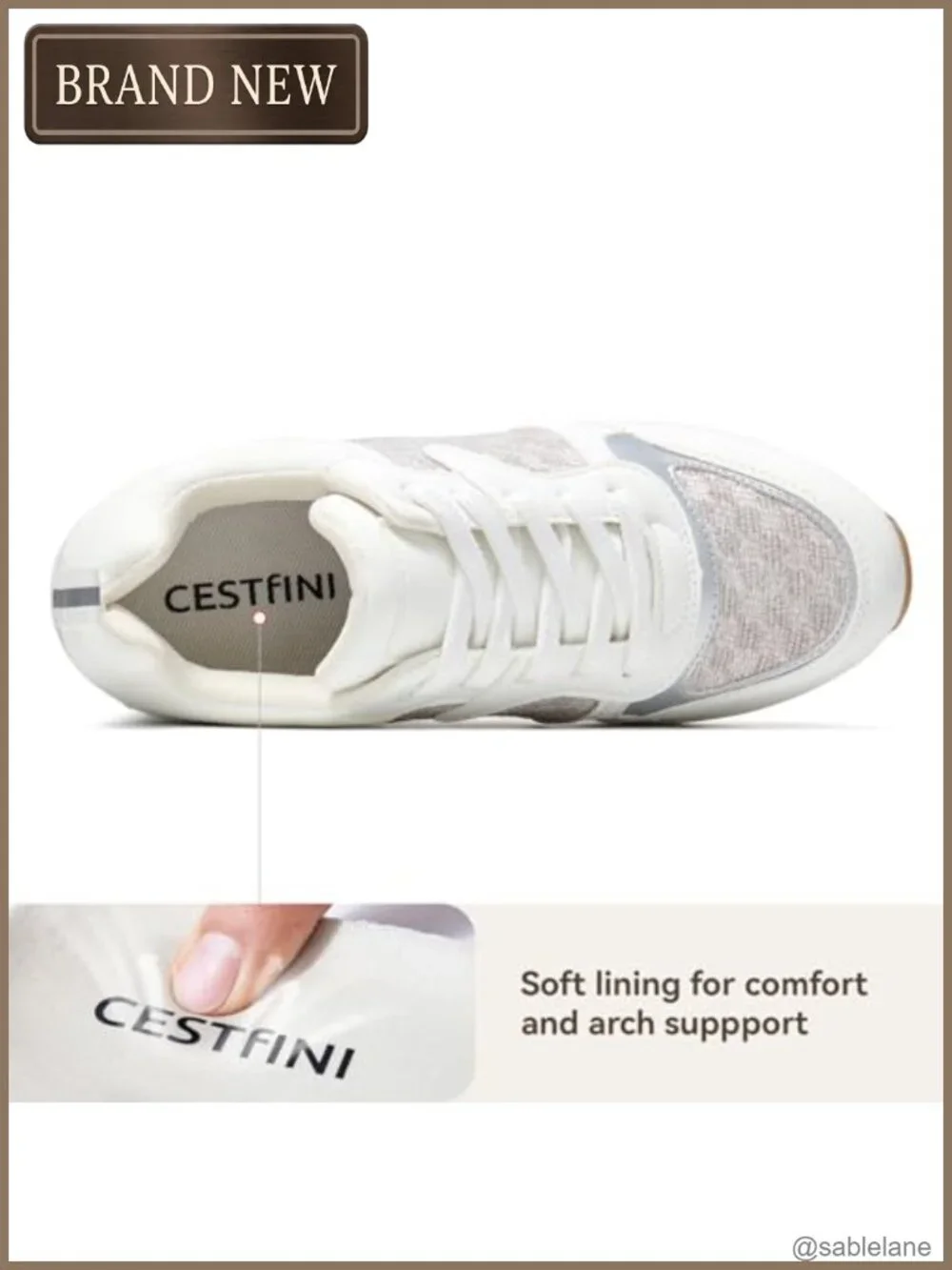 Wedge Sneakers for Women, High Heel Platform Tennis Shoes, Knit Upper, Rubber